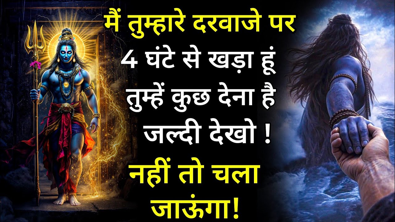 मैं तुम्हारे दरवाजे पर 4 घंटे से खड़ा हूं तुम्हें कुछ देना है! नहीं तो चला जाऊंगा! Univers का सत्य 