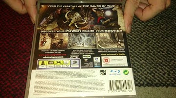 Nostalgamer Unboxes Prince Of Persia The Forgotten Sands On Sony Playstation 3 Three UK PAL System