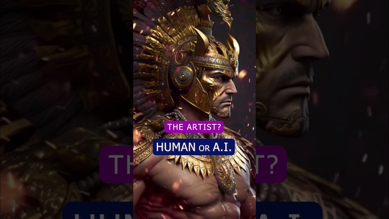 Meztli Aztec Warrior. Is the artist Human or A.I.? ** Let me know 👉**