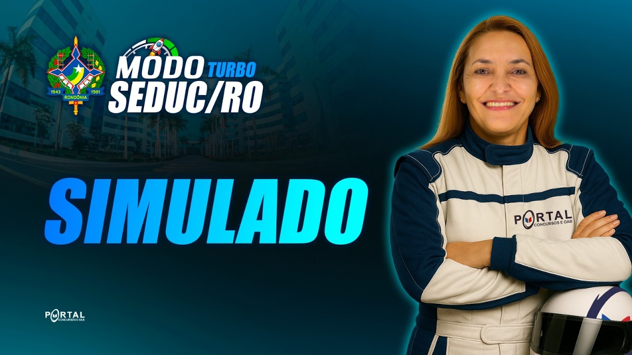 MODO TURBO SEDUC/RO: Simulado | Com a Profª. Svetlana Ribeiro
