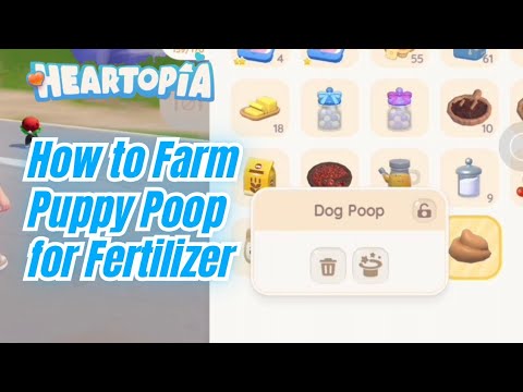 Poop Farm INSANE POOP FARMING TRICK! - How to Farm Puppy Poop for Fertilizer in ...
