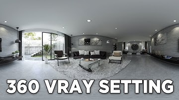360 VRAY Render Setting in Vray Sketchup VR Virtual Reality_ 360 Panorama Rendering Tutorial_ Part 1
