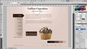 Photoshop tutorial part4 final - how to design a professional website mock-up in photoshop cs5