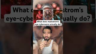What does maelstrom's eye cyberware actually do? #lore #gaming #gaminglore #cyberpunk2077 #cyberpunk