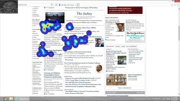 Google & Web Search Interaction Eye Tracking Demo - Heatmap