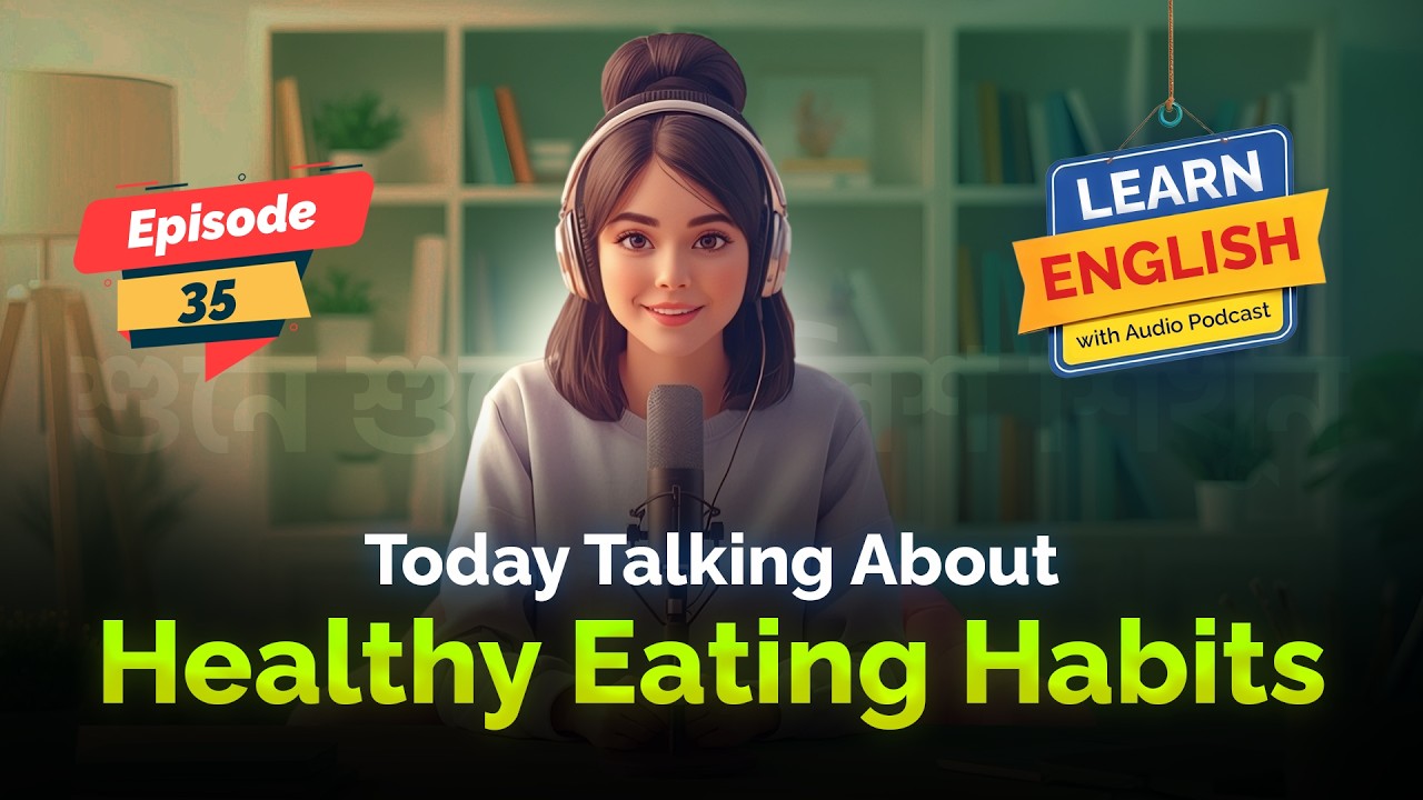Healthy Eating Habits | Learn English by Listening | Slow English | English Audio Podcast