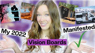 EVERYTHING On My 2022 Vision Boards Manifested! Vision Board Success Stories | Law Of Attraction