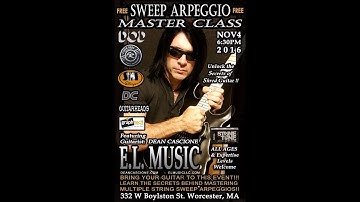 Dean Cascione Arpeggio Master Class Guitar Clinic E.L. Music 11/4/16