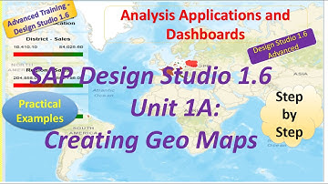 SAP Advanced Design Studio 1.6 : Unit1A: Creating Geo maps : Practical Examples