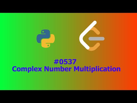 No Sound Leetcode 537: Complex Number Multiplication