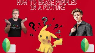 HOW TO ERASE PIMPLES IN A PICTURE (editing) screenshot 5