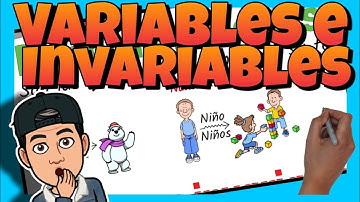 ✅ PALABRAS VARIABLES e INVARIABLES con EJERCICIOS resueltos