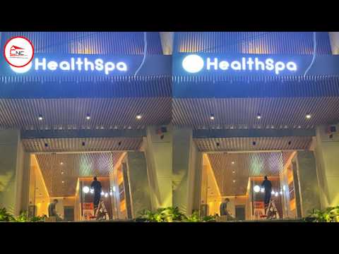 THI CÔNG VÁCH ỐP TƯỜNG 3D ĐẸP CHO HEALTHSPA