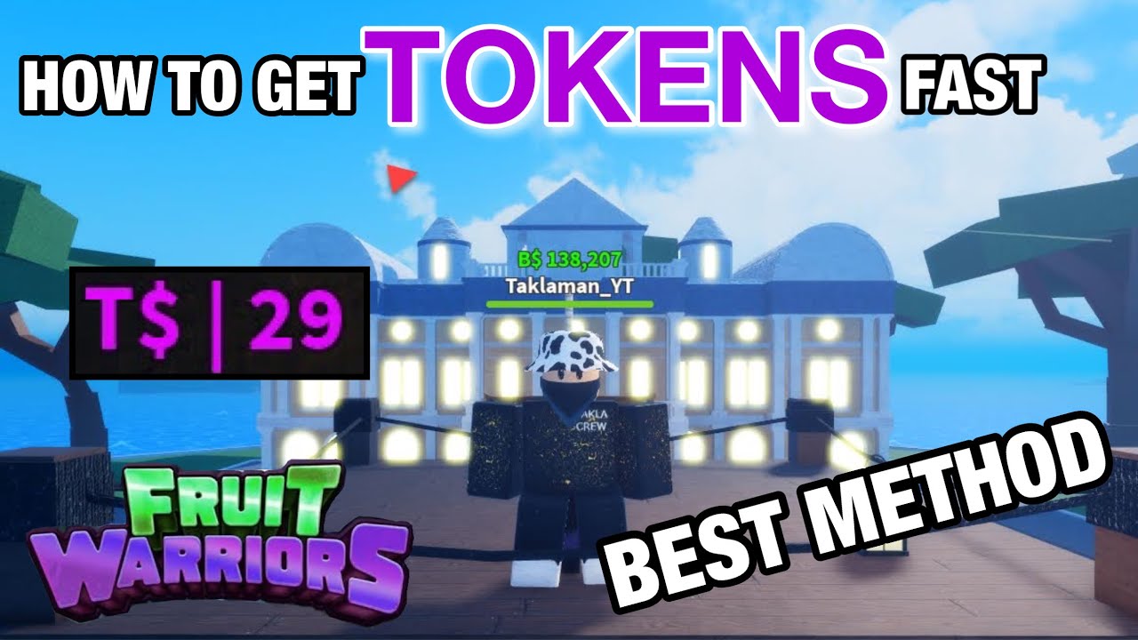 How To Get Tokens Fast in Fruit Warriors (All Best Methods Full Guide)  Roblox 