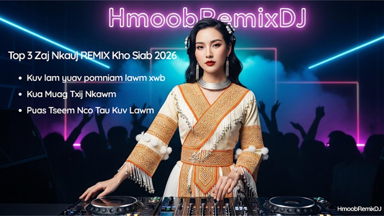 Top 3 Zaj Nkauj REMIX Kho Siab 2026 ! TikTok Remix DJ Nonstop