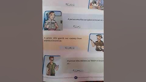 Ecps Class 1A,B,C,D EVS subject EVS chapter 9 people I see part 2