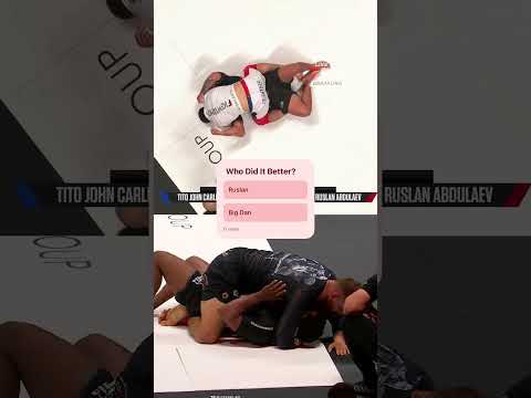 Who did it better? 1. Ruslan 2. Big Dan [#adccworlds | Sept. 12-14 | Live on FloGrappling]