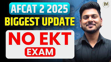 No EKT Exam in AFCAT 2 2025 😅 | Defence Mania 