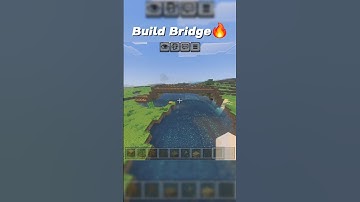 How To Make A Modern Bridge🔥 In Minecraft Pocket Edition #minecraft
