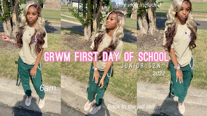 GRWM: FIRST DAY OF SCHOOL + mini vlog | JUNIOR YEAR
