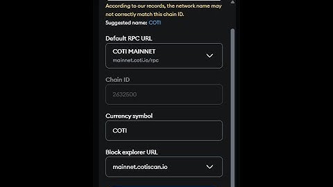 The Fastest way to connect your MetaMask wallet to the COTI V2 Mainnet!