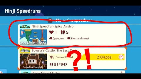 I Made The Ninji Speedrun Nintendo Didn