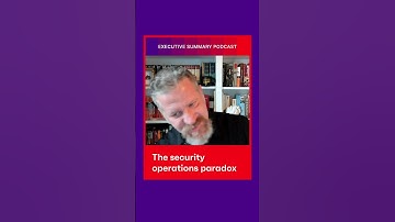The security operations paradox #shorts