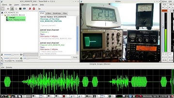 QRQ CW Remote Rig Control of an Elecraft K3S using the VOIP APP - TeamTalk