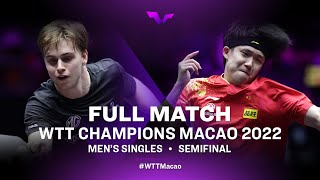 FULL MATCH | Truls MOREGARD vs WANG Chuqin | MS SF | WTT Champions Macao 2022