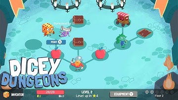 (Reroll #2) Thief In The Night: Floor 4 and Enter The Inventor: Floors 1 to 3 | Dicey Dungeons
