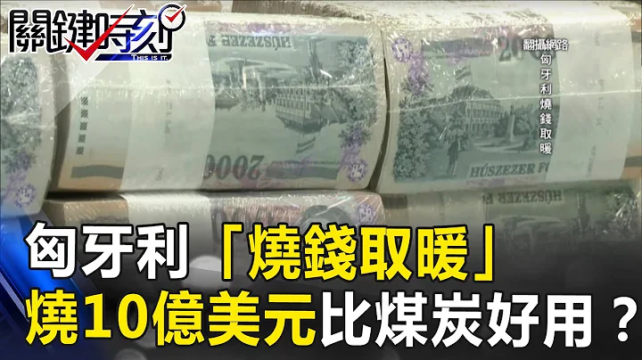 匈牙利「燒錢取暖」 每年燒掉10億美元 比煤炭更好用！？ 關鍵時刻 20170808-7 朱學恆 黃世聰 - 天天要聞