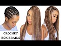 🔥EASY CROCHET BOX BRAIDS /🚫 NO RUBBER BANDS / Beginner Friendly / Protective Style / Tupo1