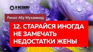 12/40. Старайся иногда не замечать недостатки жены - Ринат Абу Мухаммад