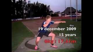 Shot Put Jacko Gill Progression By Didier Poppe.m4V