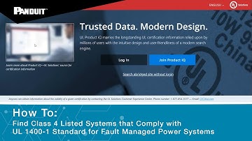 How To Find Class4 Listed Systems that Comply with UL1400-1 Standard for Fault Managed Power Systems