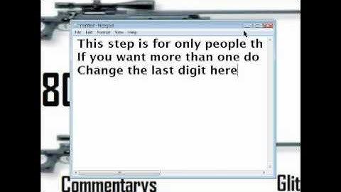 How to mod WaW, Mw2, Cod4 Gamertag!