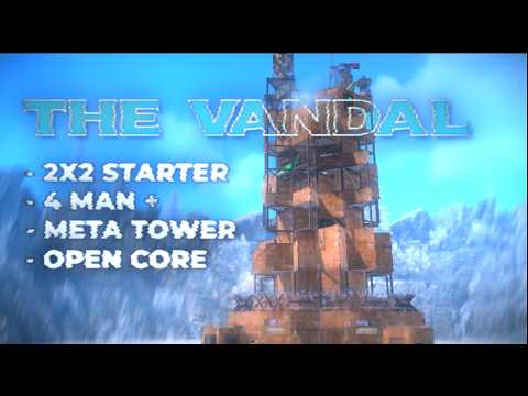 THE VANDAL - A 2x2 Tower With Compact OpenCore / Meta Peaks - Rust Base Design 2026!