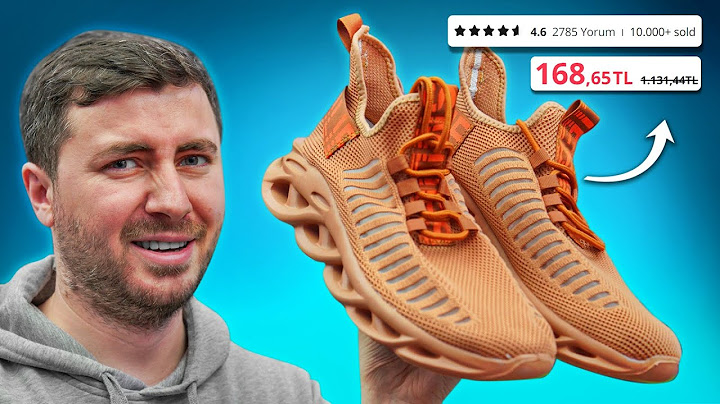 ÇİNDEN 168TL ÇOK SATAN AYAKKABIYI ALDIM - Aliexpress #1