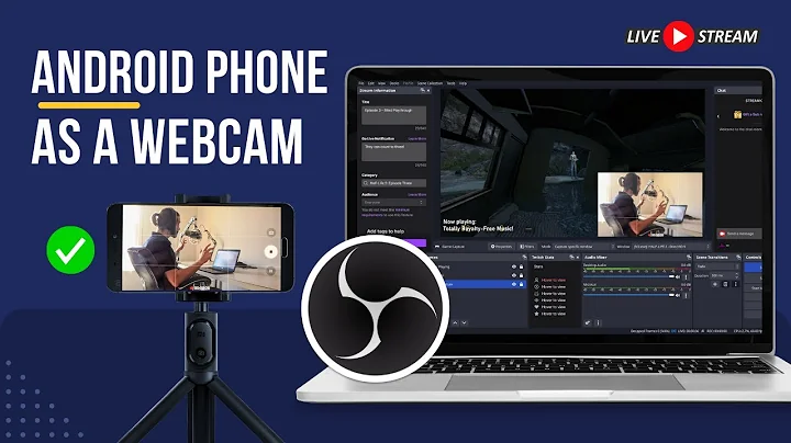 Use Android Phone as a Webcam in OBS Studio [WiFi & USB]