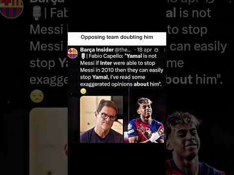 Keep on doubting😤 #shorts #lamineyamal #lamine #yamal #fcbarcelona #ucl #championsleague
