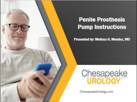 Dr. Melissa H. Mendez Reviews Penile Prosthesis Pump Instructions