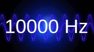 10000 Hz clean pure sine wave TEST TONE 10 khz frequency