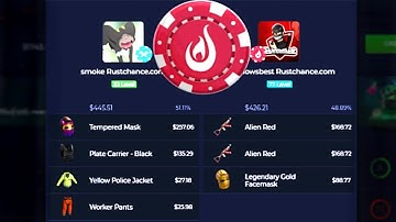 Winning BIG on Rust Chance Coinflips!