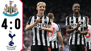 Newcastle vs Tottenham 4-0 Highlights \& All Goals 2024