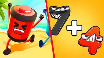 Battery Run Vs Number Master - Mobile Games 2023 (Android, iOS)