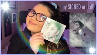 Unboxing My SIGNED Positions CD from Ariana Grande!! 