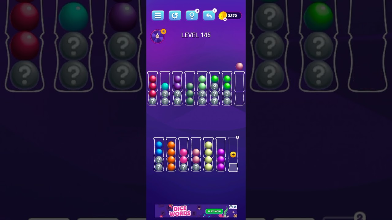 Ball Sort Level 145 Puzzle Color Sort Tatem Games Inc. All levels, 