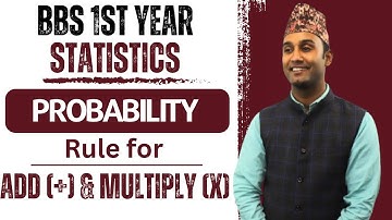 Probability Explained in Nepali || Rule of Addition and Multiplication || BBS 1st Year Statistics