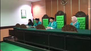 Simulasi Persidangan Isbat Nikah (PPLHI UNISMA GEL. 2 di PA Kab. Malang)