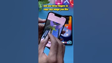 Quickly copy images from your iPhone to iPad using your fingers ! 🪄 #iphonetips #iphonetricks